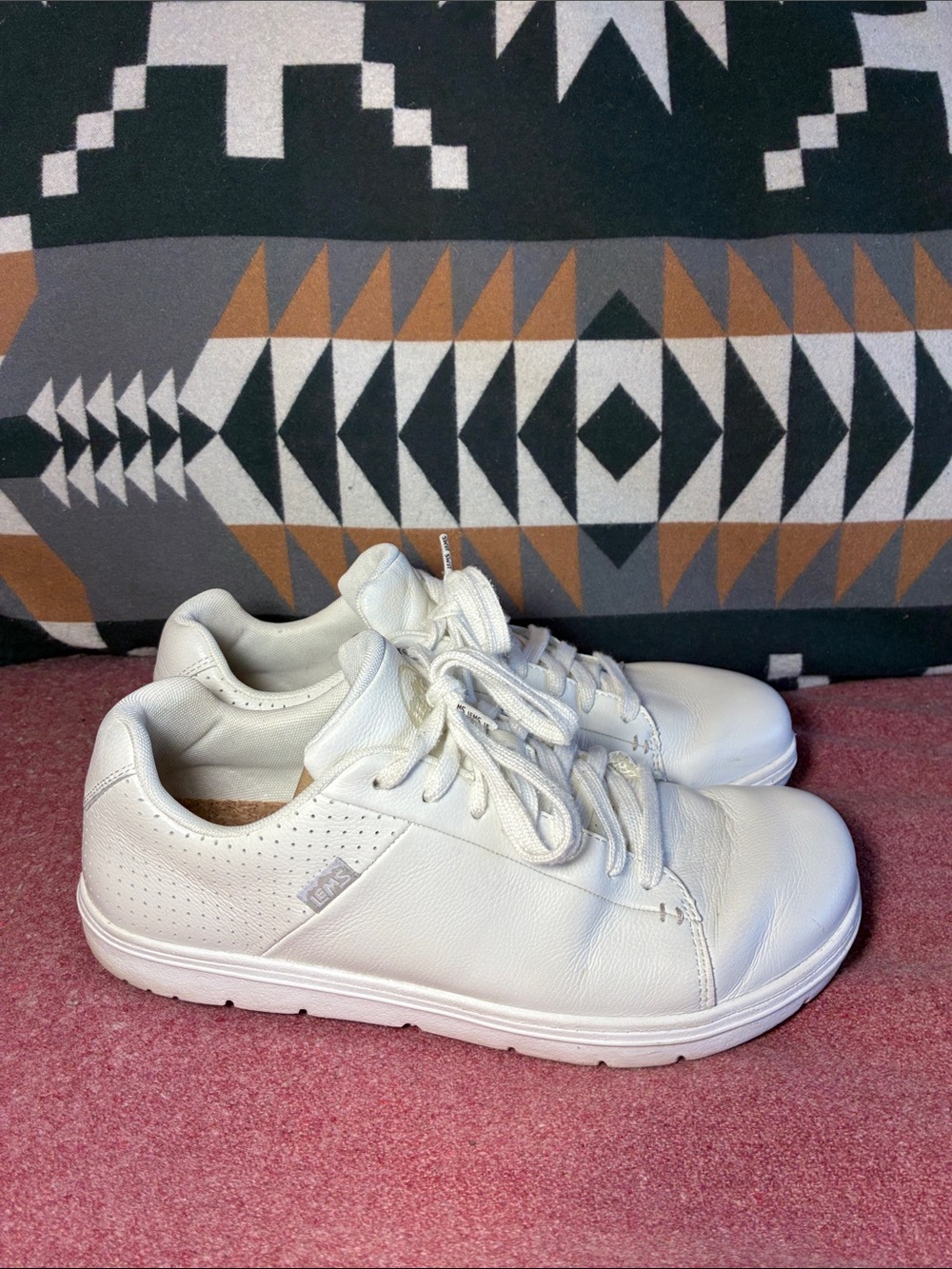 LEMS Kourt Shoes - Leather Whiteout